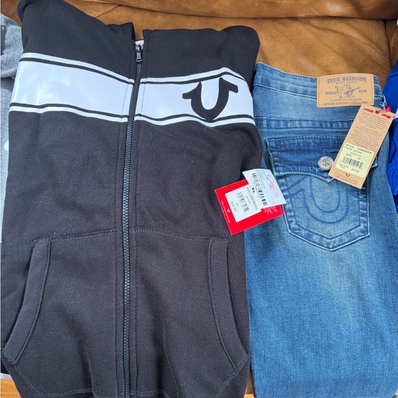 True Religion Black and Blue Kids Matching Set - Picture 1 of 1